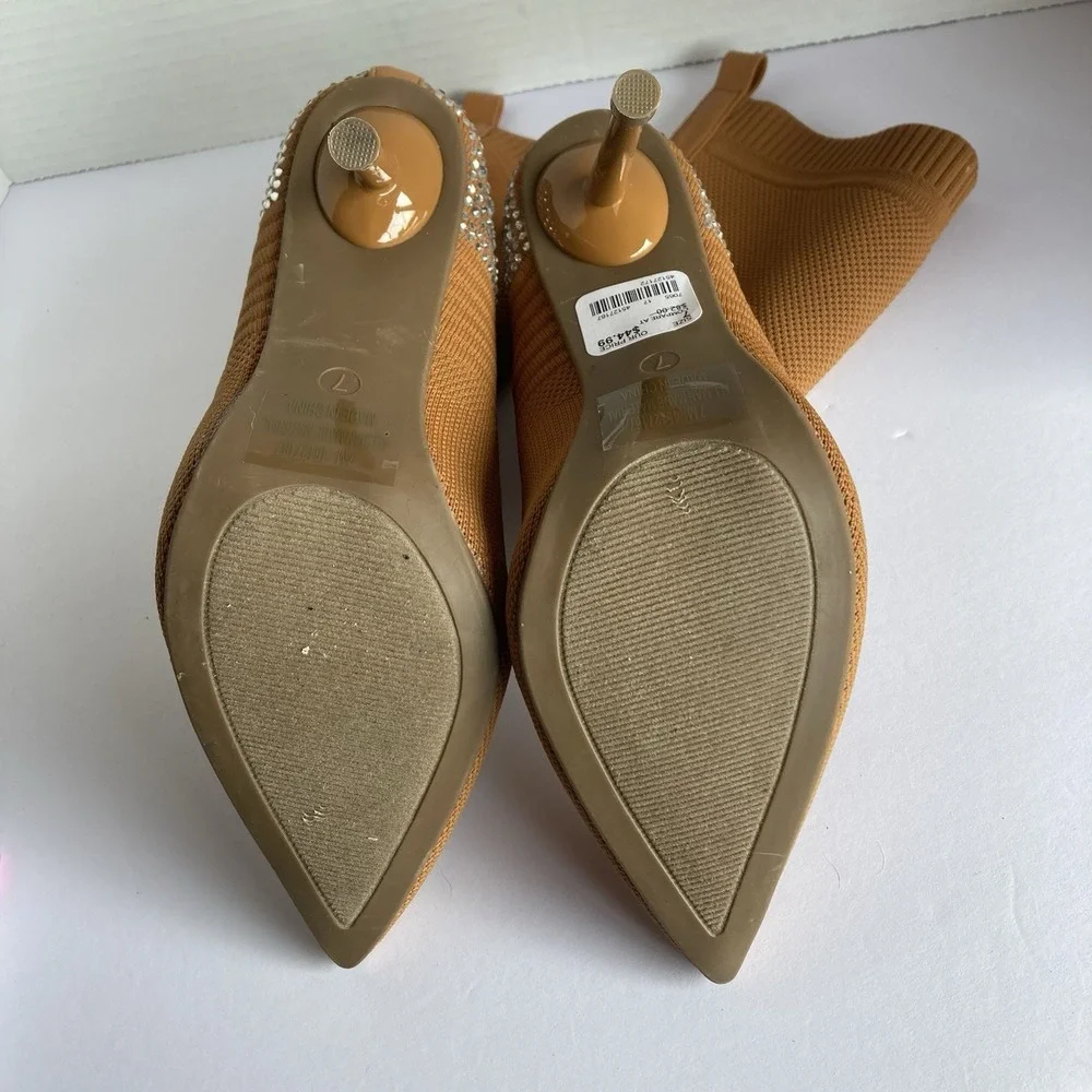Ladies Pointed‎ Toe Stiletto Ankle Boots Sexy Women Stretch Elastic Sock Booties